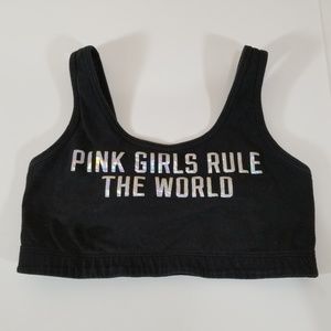 🦋Victoria's Secret Crop Sports Bra Size Small